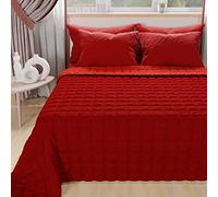 PETTI Artigiani Italiani - Couette, Couette été, Bordeaux, Double Face, 150x260 cm , Couvre Lit, 100% Made in Italy