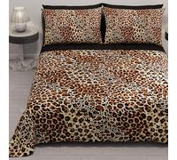 PETTI Artigiani Italiani - Couvre-lit d'été 220x260 cm 100 g/m² Double Face, Couette légère pour lit Une Place et demie, Printemps, Modèle Animalier 04, 100% Fabriqué en Italie