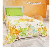 PETTI Artigiani Italiani - Drap de Protection en Microfibre Multi-Usage Anti-Taches 220x270 cm, Housse de Canapé, Couvre Lit, Couverture de Canape, Kids 01, 100% Made in Italy