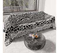 PETTI Artigiani Italiani - Drap de Protection en Microfibre Multi-Usage Anti-Taches 260x270 cm, Housse de Canapé, Couvre Lit, Couverture de Canape, Animalier 05, 100% Made in Italy