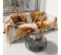 PETTI Artigiani Italiani - Drap de Protection en Microfibre Multi-Usage Anti-Taches 360x270 cm, Housse de Canapé, Couvre Lit, Couverture de Canape, Palmwater Taupe, 100% Made in Italy