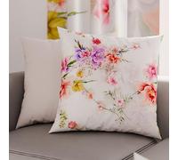 PETTI Artigiani Italiani - Lot de 2 Taies d'Oreillers 35x35 cm 100% Microfibre Hypoallergénique, Housse Oreiller Rectangulaire Printemps Blanc, Paquet de 2, Fabriqué en Italie