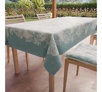 PETTI Artigiani Italiani - Nappe Anti-Taches Rectangulaire (140 x 240 cm) Couvre-Table de Cuisine, Motif Pivoines Tiffany, X12 Places, 100% fabriquée en Italie