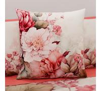 Petti Artigiani Italiani - Paire de taies d'oreiller 40 x 40 cm en Microfibre, Coussins d'ameublement, canapé, Salon, 2 Housses de Coussin, taie d'oreiller Florale 152, 100% fabriqué en Italie