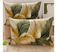 Petti Artigiani Italiani - Paire de taies d'oreiller 40 x 80 cm en Microfibre, Coussins d'ameublement, canapé, Salon, 2 Housses de Coussin, taie d'oreiller Florale 302, 100% fabriqué en Italie