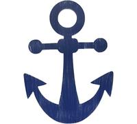 peu d'amour par Nojo sépare Collection 6 pièces en forme de Ancre Art mural, Bleu marine