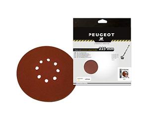 Peugeot 805417 Lot de 6 Disques abrasifs auto-agrippants 8 trous grain très fin A240