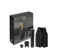 PEUGEOT - Coffret Cadeau Pompe à Vide Manuelle Preserve + Frizz Rafraîchisseur - Préserve Arômes & Pétillant - Vin Tranquille & Effervescent Frais en 20 min - Idée Cadeau Œnologie - Coloris Noir