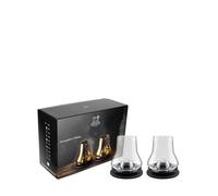 COFFRET ATMOSPHERE 2 verres à Dégustation à Whisky + socle rafraichisseur + dessous de verre PEUGEOT noir mat