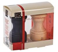 Peugeot - Duo de moulin à poivre et à sel manuel en bois couleur chocolat et naturel 10 cm G