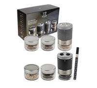 DUO MAESTRO Bar à poivres et Bar à sels Coffret Moulin Réservoir, 3 Poivres et 3 sels PEUGEOT