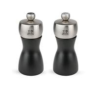 Peugeot Moulins à sel et à poivre Duo Fidji Bois noir 12 cm