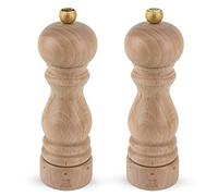 PEUGEOT - Duo Moulin à Poivre + Moulin à Sel Paris u'Select 18 cm - 6 Réglages de Moutures - Innovation Sel Glace, Mécanisme Zirlion - En Bois Labellisé PEFC - Fabrication Française - Coloris Naturel