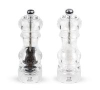 PEUGEOT - Duo Moulins À Sel & Poivre Nancy 18 cm - Corps Transparent en Acryl
