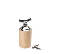 Peugeot Isen Moulin à poivres longs et épices manuel, Réglage mouture classique, Couleur : Naturel, Taille : 16 cm, Matière : Bois/Inox, 35396, Argenté