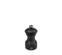 PEUGEOT - Moulin à Poivre Bistro 10 cm + Poivre Noir Inclus - Réglage Classique - En Bois Labellisé PEFC - Fabrication Française - Coloris Graphite