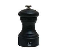 PEUGEOT - Moulin à Poivre Bistro 10 cm - Réglage Classique - En Bois Labellisé PEFC - Fabrication Française - Couleur : Noir Mat