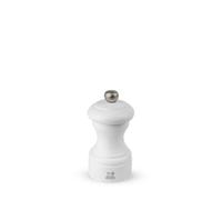 PEUGEOT - Moulin à Poivre Bistro 10 cm - Réglage Classique - En Bois Labellisé PEFC - Fabrication Française - Couleur : Blanc Mat