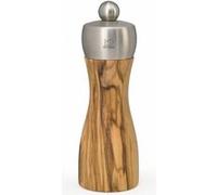Peugeot – Moulin à poivre manuel Fidji – Bois d'olivier & inox 15 cm – Inox G