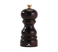 PEUGEOT - Moulin à Poivre Paris 12 cm - Réglage Classique - En Bois Labellisé PEFC - Fabrication Française - Coloris Chocolat