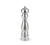 PEUGEOT - Moulin à Poivre Paris Chef u'Select 30 cm + Poivre Inclus - En Inox - 6 Réglages de Moutures Prédéfinies - Fabrication Française - Coloris Inox, Gris