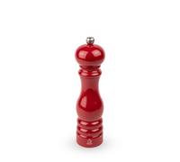 PEUGEOT - Moulin à Poivre Paris u'Select 22 cm - 6 Réglages de Moutures Prédéfinies - En Bois Labellisé PEFC - Fabrication Française - Coloris Laqué Rouge Passion