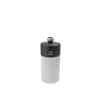 PEUGEOT - Moulin à Sel Line 12 cm - Réglage Classique - Aluminium et Bois Labellisé PEFC - Fabrication Française - Coloris Graphite
