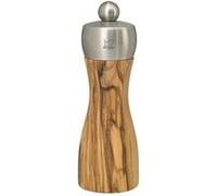 Peugeot - Moulin à sel manuel en bois d'olivier et inox 15cm Inox G