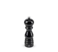 PEUGEOT - Moulin à Sel Paris 18 cm - Réglage Classique - En Bois Labellisé PEFC - Fabrication Française - Coloris Laqué Noir