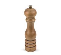 PEUGEOT - Moulin à Sel Paris Antique 22 cm - Réglage Classique - En Bois de Hêtre Labellisé PEFC - Fabrication Française - Finition Antiquaire