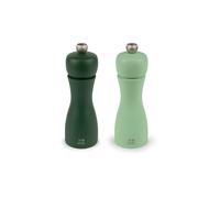 PEUGEOT - Duo Tahiti Air Moulin à Poivre + Moulin à Sel 15cm - Réglage Classique - Innovation Sel Glace, Mécanisme Zirlion - En Bois Labellisé PEFC - Fabrication Française - Coloris Bleu Nuit et Azur