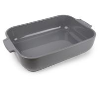 PEUGEOT - Plat à gratin rectangulaire en céramique - 36 cm x 22 cm x 6,8 cm - Avec couvercle