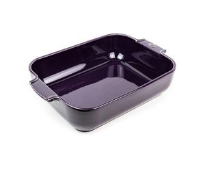 Peugeot Plat de céramique Appolia 22x32 cm Eggplant
