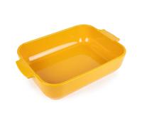 Peugeot Plat de céramique Appolia 40x27 cm Saffron yellow