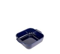 Plat à four céramique Appolia carré bleu 21 cm Peugeot