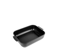 Peugeot Plat à four Appolia 22 x 32 cm céramique Noir satiné
