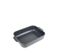 PEUGEOT - Plat Four En Céramique Rectangulaire - 32 cm x 21,7 cm x 7,2 cm - Contenance : 2,7 L - Garanti 10 Ans - Fabrication Française - Coloris Ardoise