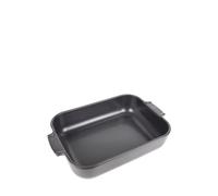 PEUGEOT - Plat Four En Céramique Rectangulaire - 36 cm x 23,6 cm x 7,5 cm - Contenance : 3,8 L - Garanti 10 Ans - Fabrication Française - Coloris Ardoise