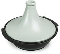 PEUGEOT - Plat Tajine Atlas 30 cm - Tous Feux - Pour 6 à 8 Personnes - En Aluminium Recy ramique - Anti-Adhésif Sans PFAS - Garanti 10 Ans - Fabrication Française - Coloris Vert Sauge