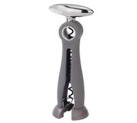 Peugeot Salma Basalte Tire-bouchon à vis sans fin, Inclus : 1 socle coupe-capsule, Couleur : gris basalte, Matières : ABS et zamac (alliage de métaux), Taille : 19 cm, 200374