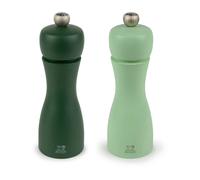 Peugeot Set de moulins à sel et à poivre Tahiti Water 15 cm Moss & mint
