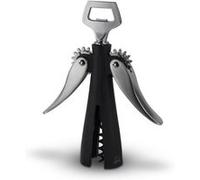Peugeot Tire-bouchon Charles de Gaulle Souverain 2-en-1 (double levier) inox/noir 19,6 cm