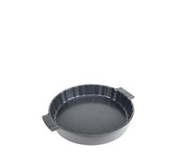 Peugeot - Tourtière en céramique 28 cm - Garanti 10 Ans - Fabrication Française - Coloris Ardoise