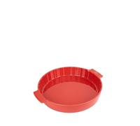 Peugeot - Tourtière en céramique 28 cm - Garanti 10 Ans - Fabrication Française - Coloris Rouge