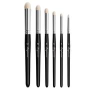 Pevlkawr 6 Pièces Pinceaux Secs pour Peinture Miniature Dry Brush Laine Pinceau Aquarelle pour Modèle, Céramique, Miniature Pinceaux À Sec pour Pastels À La Craie, Pastels À L’Huile, Drybrush