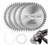 Peygre 4 Pcs Disque Meuleuse 115mm 40 Dents Carbure Alésage 22,23mm