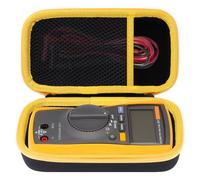 Peyyargo Étui pour Multimètre D'électricien Numérique Fluke 115/117 | Aussi Compatible : Fluke 113/114/116. Coque EVA Rigide, Résistant Chocs Rayures, Multi Usages, Sac Portable