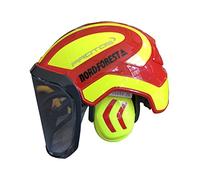 Pfanner Protos Integral Forest 0323 6391 Casque forestier avec protection de la tête Rouge/jaune fluo
