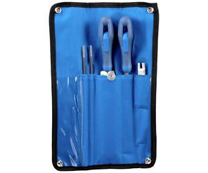 PFERD 11099140 SET d'aiguisage de tronçonneuse 4,0 mm 5/32\ pour séparation de chaîne 1/4\ et 3/8\ bas profil dans un sac à
