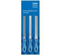 PFERD Jeu de limes 11202300 L. 200 mm Coupe 1 Ergonomique 2 composants Bleu/Gris